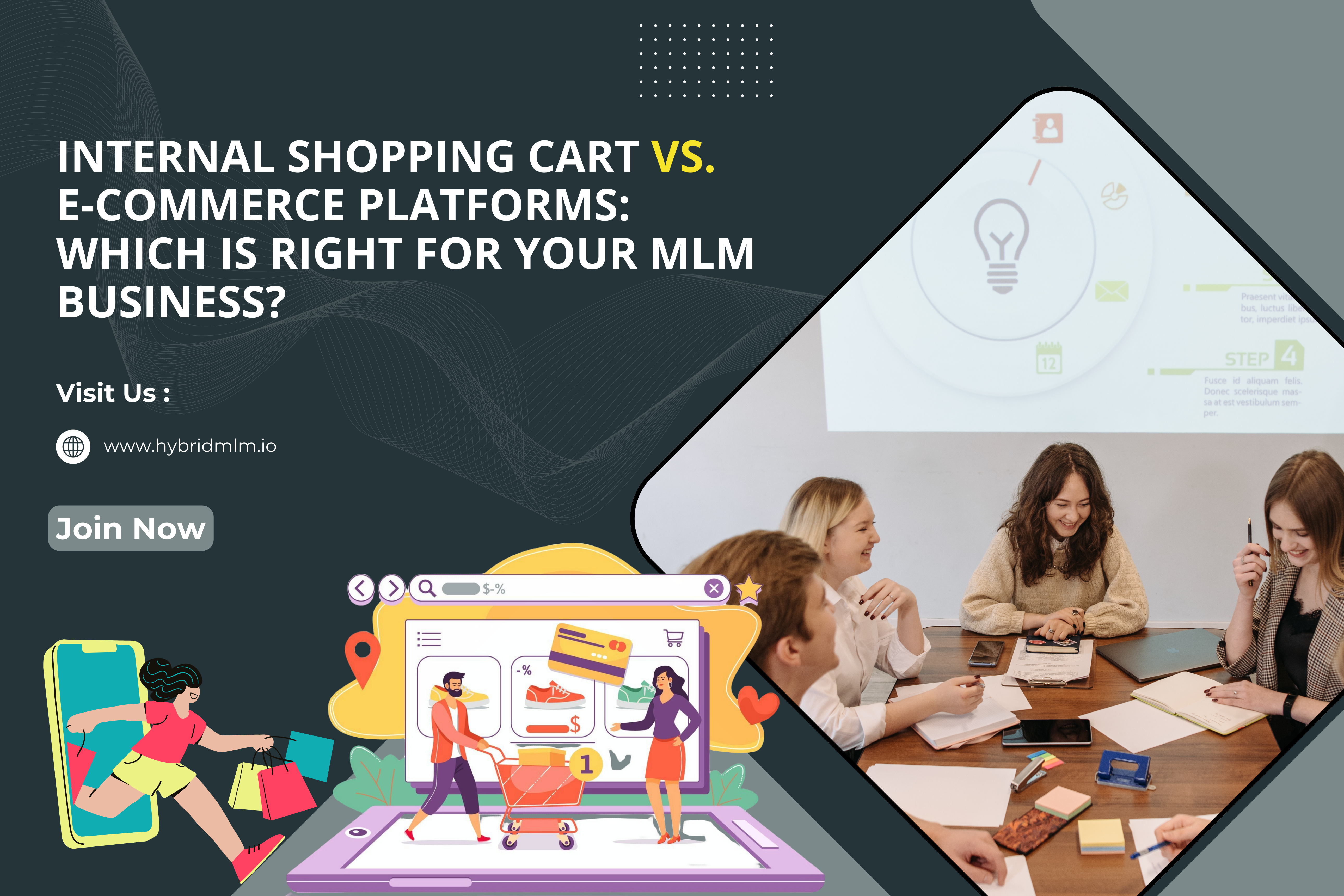 internal shopping cart v/s e-commerce pltforms